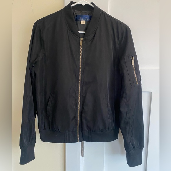 Blue Rain Jackets & Coats Blue Rain Bomber Jacket Poshmark